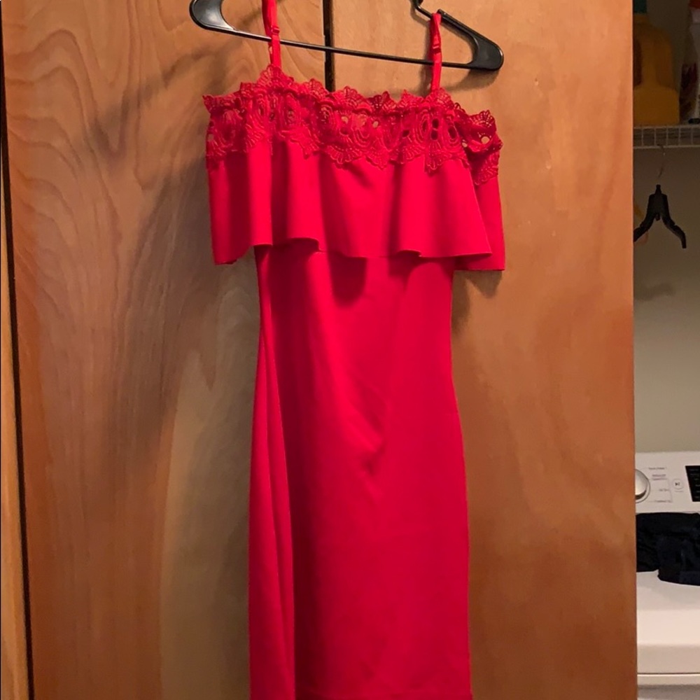 Cute red dress